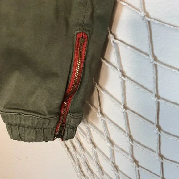 Fashion Nova Olive Green Cargo Ankle Pants - Picture 7 of 14